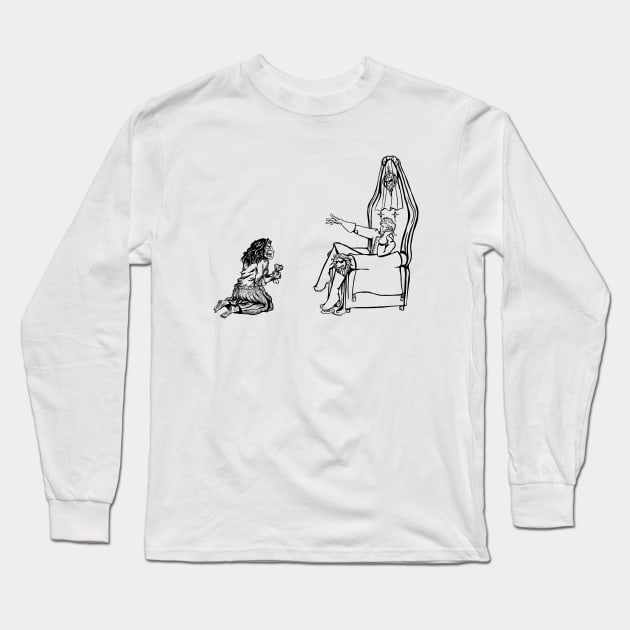 Cruel Long Sleeve T-Shirt by Newtegan